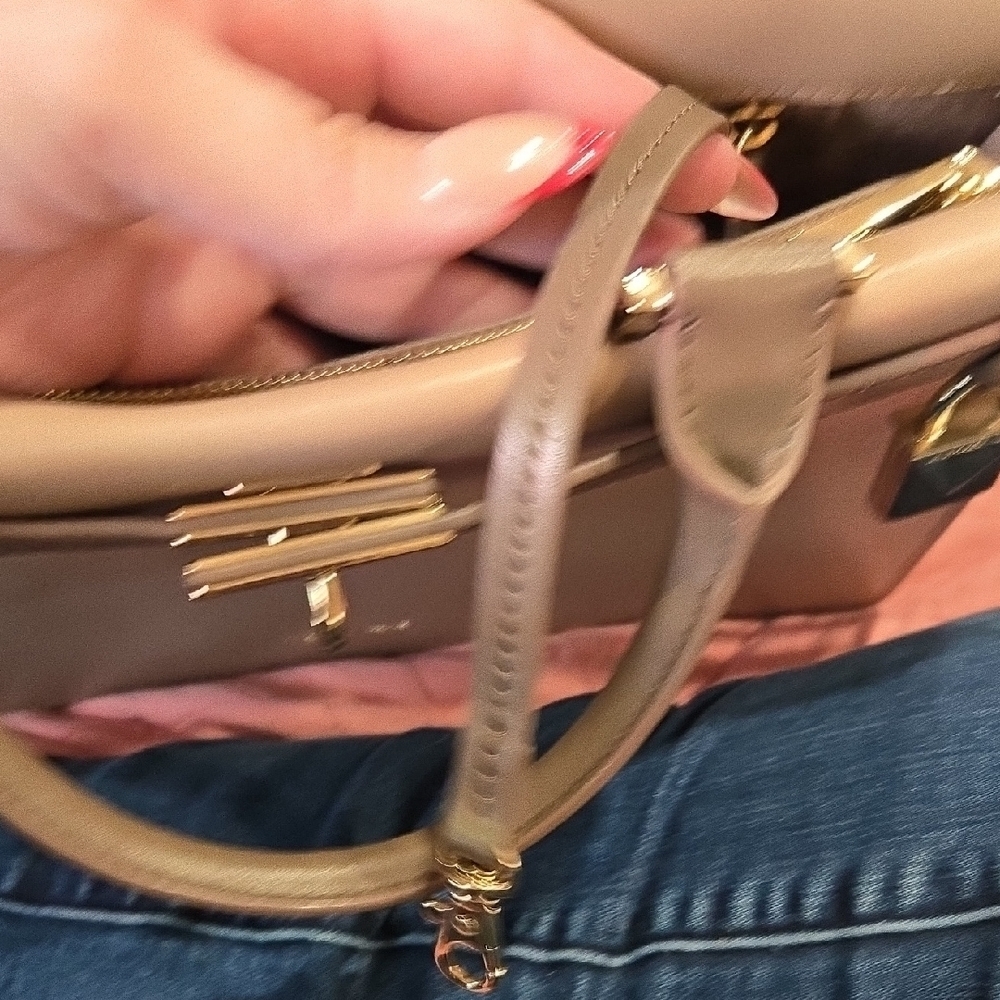 Michael Kors Tan and Gray Satchel - Picture 15 of 17